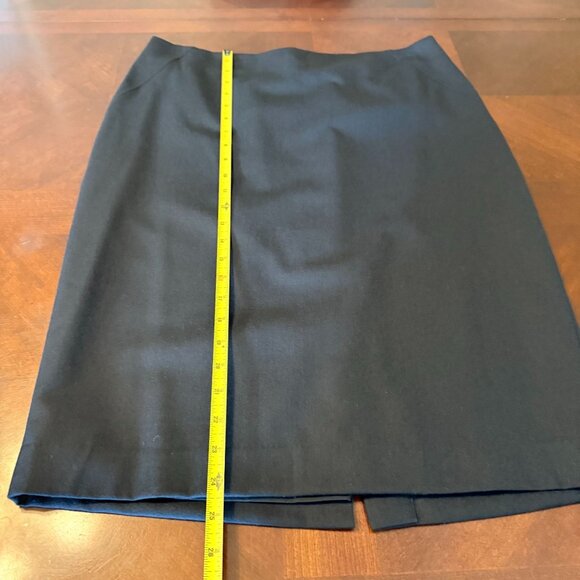 Talbots Petite 12P Black Wool Blend Pencil Skirt - Picture 7 of 10